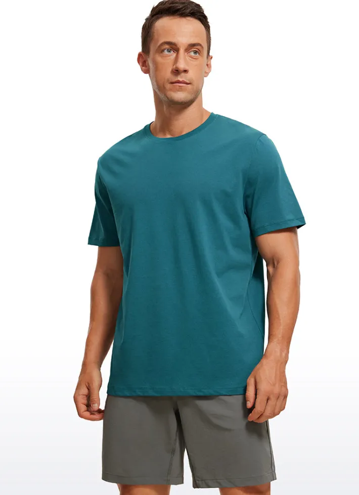 Best Sale CRZ YOGA Quick Dry Classic Fit Short Sleeves