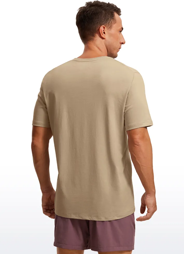 Fashion CRZ YOGA Quick Dry Classic Fit Short Sleeves