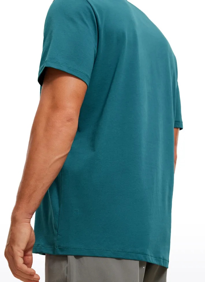 Best Sale CRZ YOGA Quick Dry Classic Fit Short Sleeves