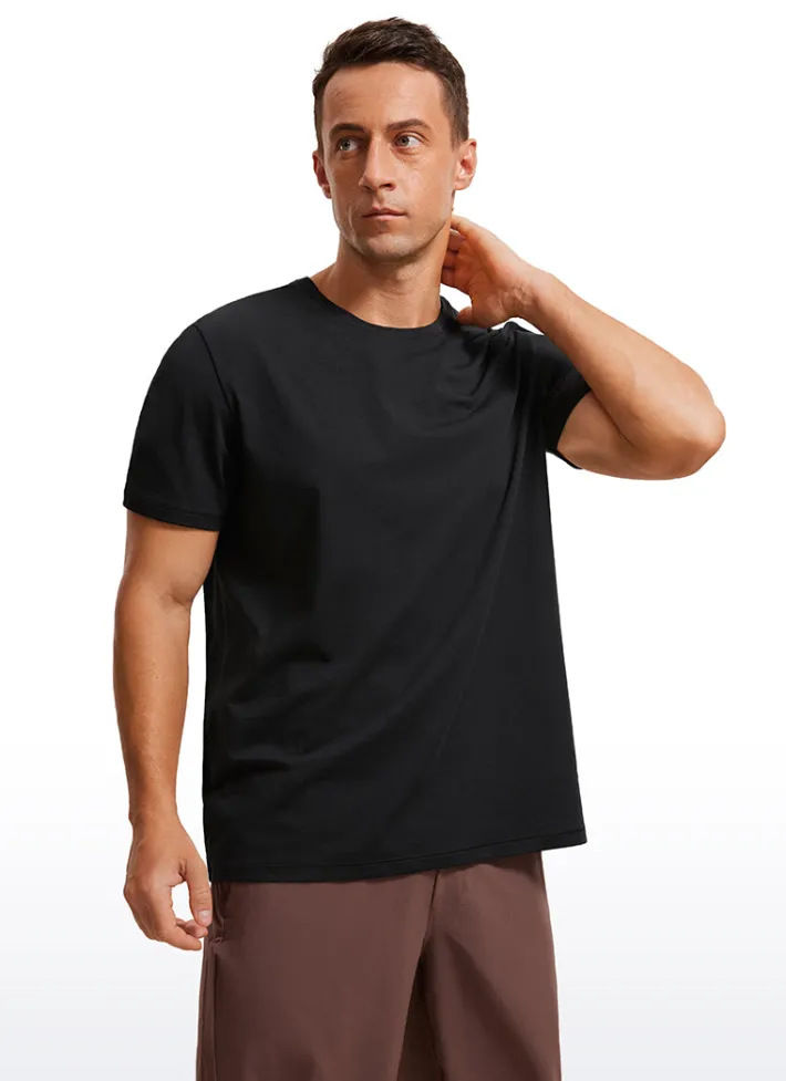 Fashion CRZ YOGA Quick Dry Classic Fit Short Sleeves