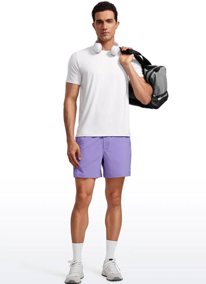 Shop CRZ YOGA Quick Dry High Crewneck Short Sleeves Shirts