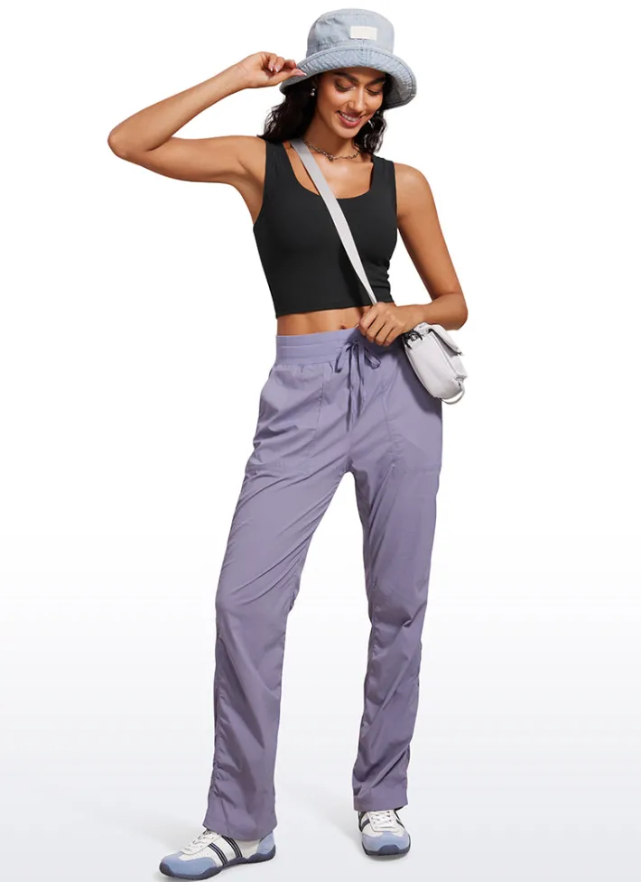 Clearance CRZ YOGA Ribbed Cropped Length Scoop Neck Tank