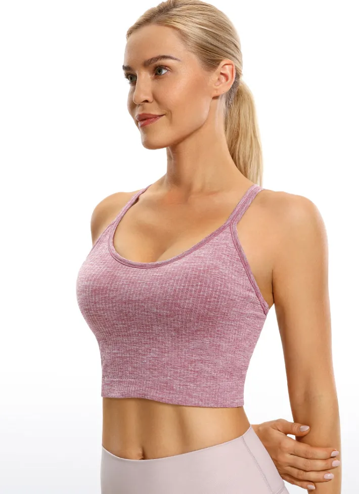 Discount CRZ YOGA Seamless Longline Bra Y-back
