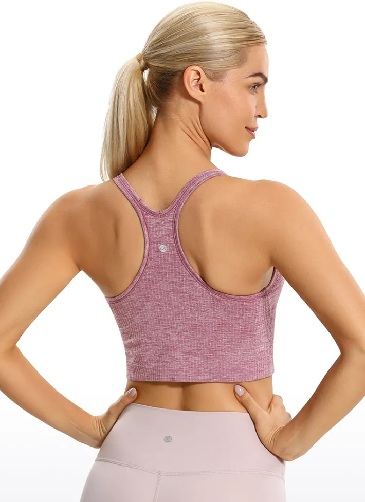 Discount CRZ YOGA Seamless Longline Bra Y-back