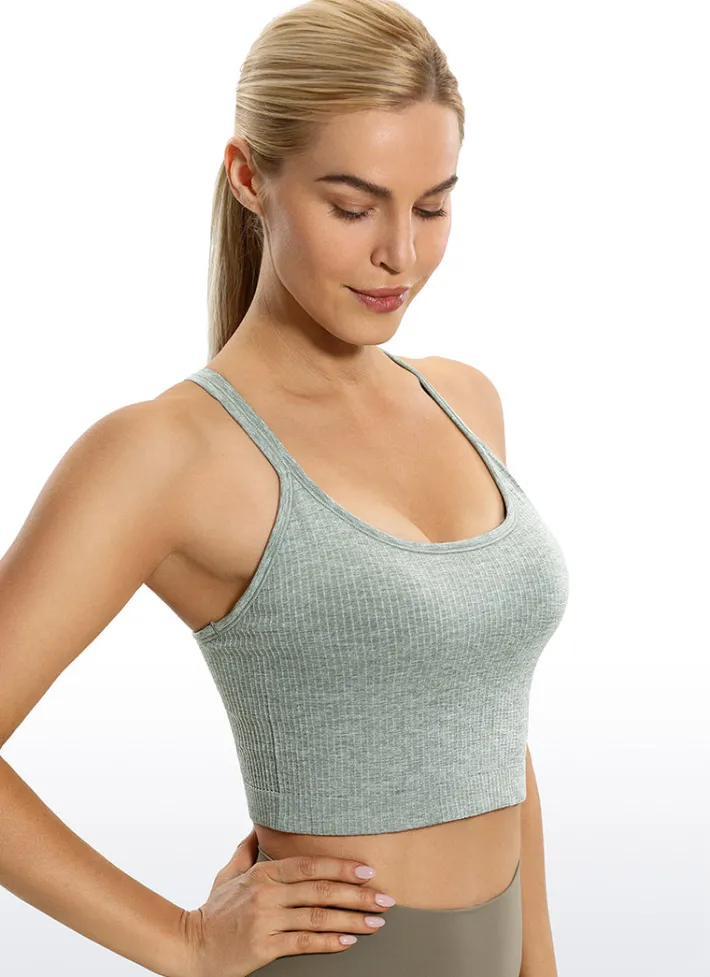 Discount CRZ YOGA Seamless Longline Bra Y-back