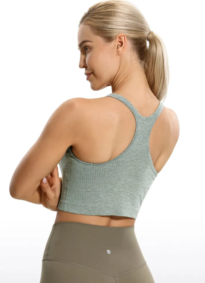 Discount CRZ YOGA Seamless Longline Bra Y-back