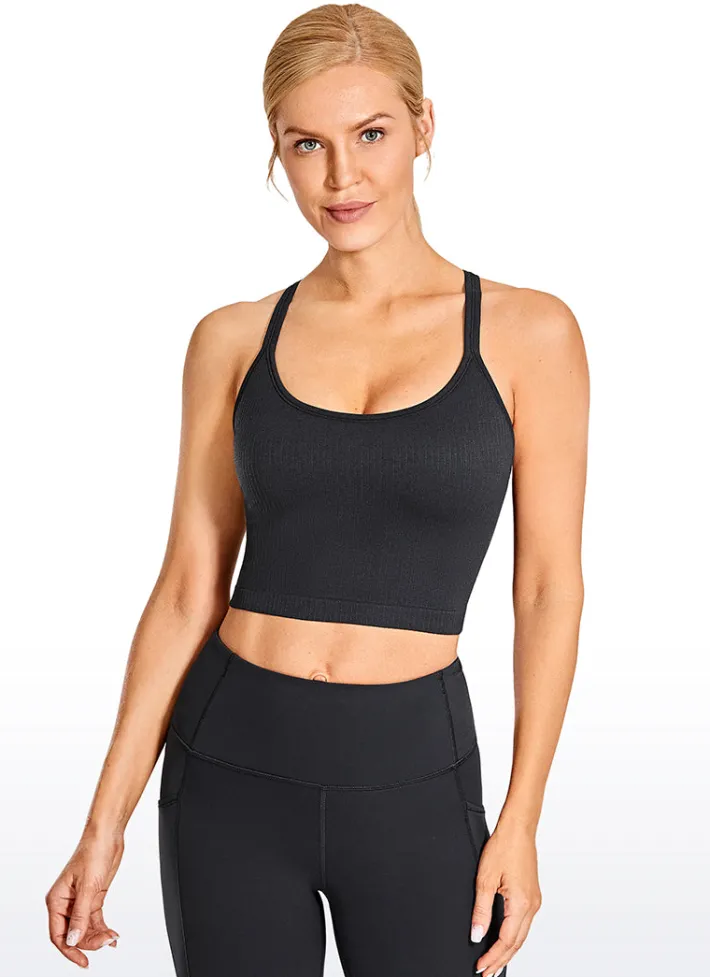 Discount CRZ YOGA Seamless Longline Bra Y-back