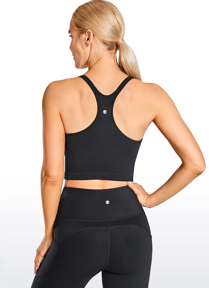 Discount CRZ YOGA Seamless Longline Bra Y-back