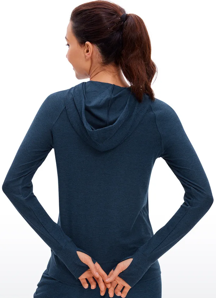 Discount CRZ YOGA Soft Heather Hoodie with Pocket