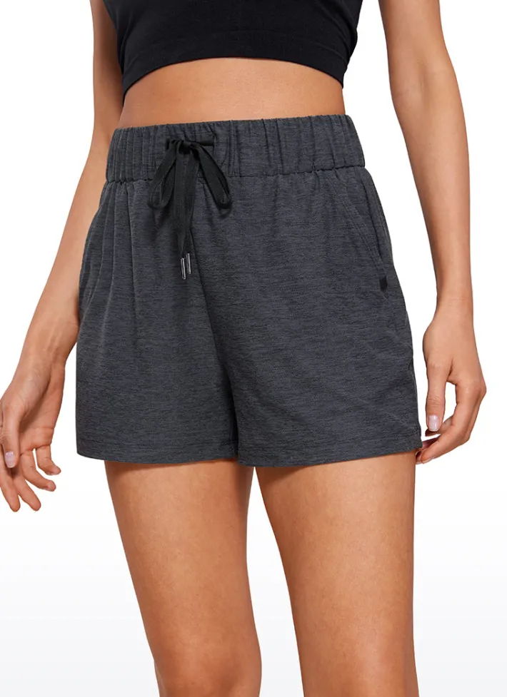Sale CRZ YOGA Soft Shorts with Pockets 3''