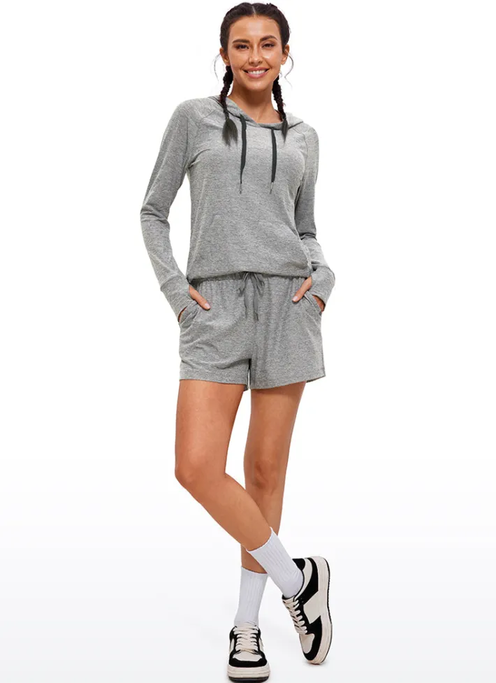 Sale CRZ YOGA Soft Shorts with Pockets 3''