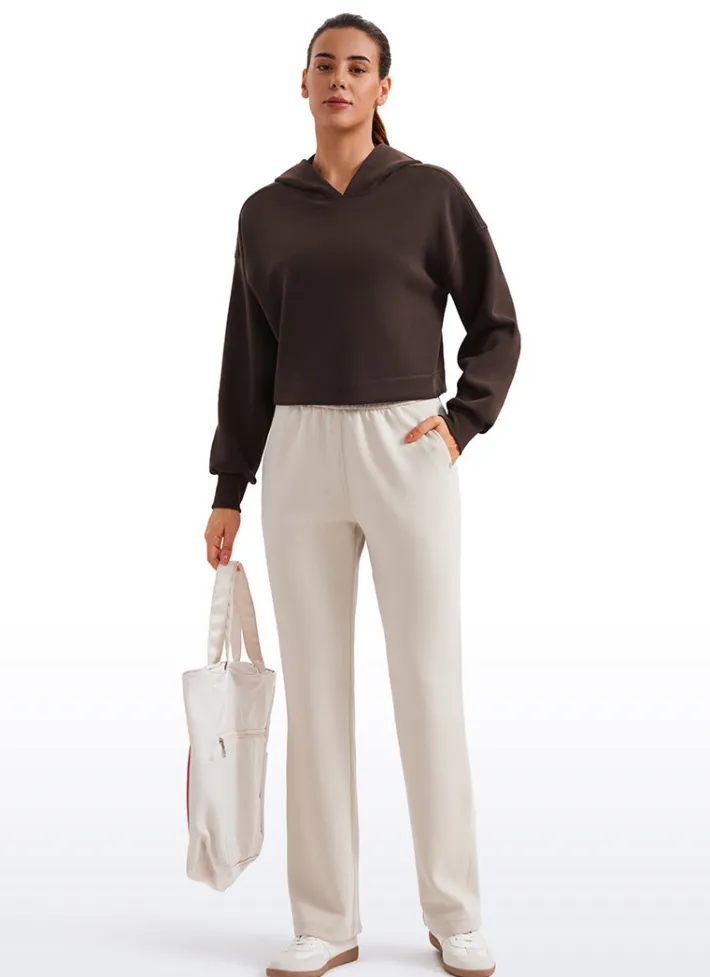Outlet CRZ YOGA SoftAura Cropped Pullover Hoodies