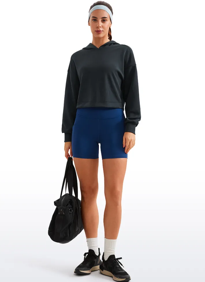 Outlet CRZ YOGA SoftAura Cropped Pullover Hoodies