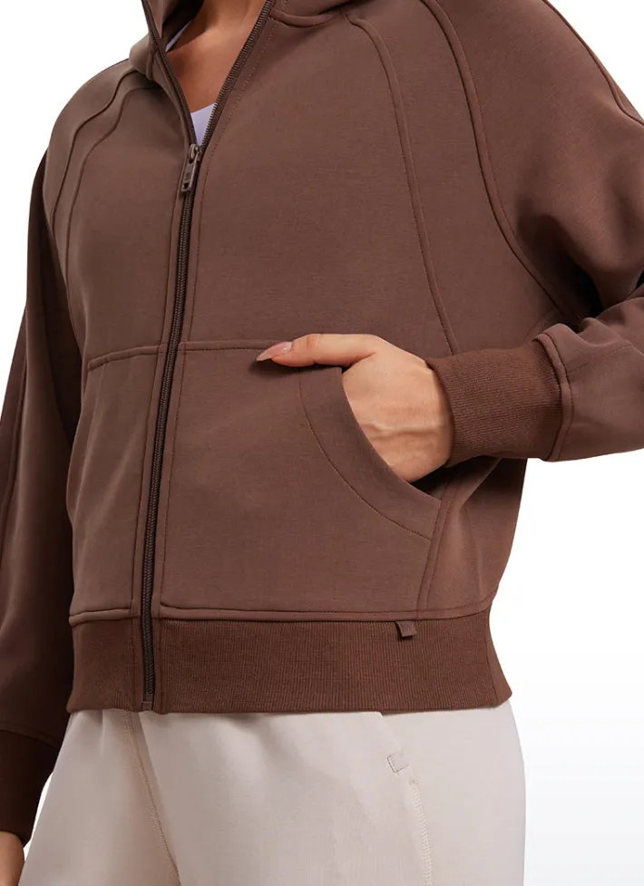Sale CRZ YOGA SoftAura Full Zip Pullover Hoodie