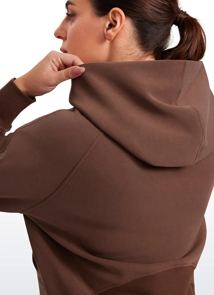 Sale CRZ YOGA SoftAura Full Zip Pullover Hoodie