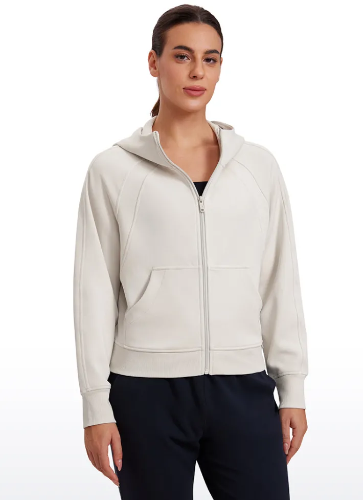 Sale CRZ YOGA SoftAura Full Zip Pullover Hoodie