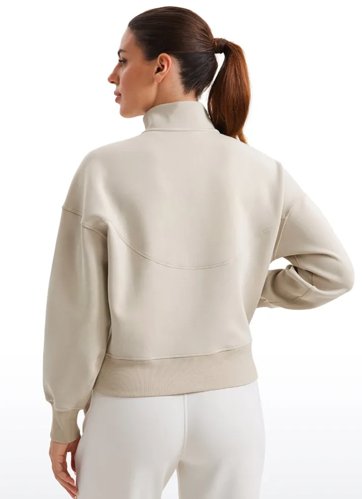 Best Sale CRZ YOGA SoftAura Half Zip Pullover Sweatshirt