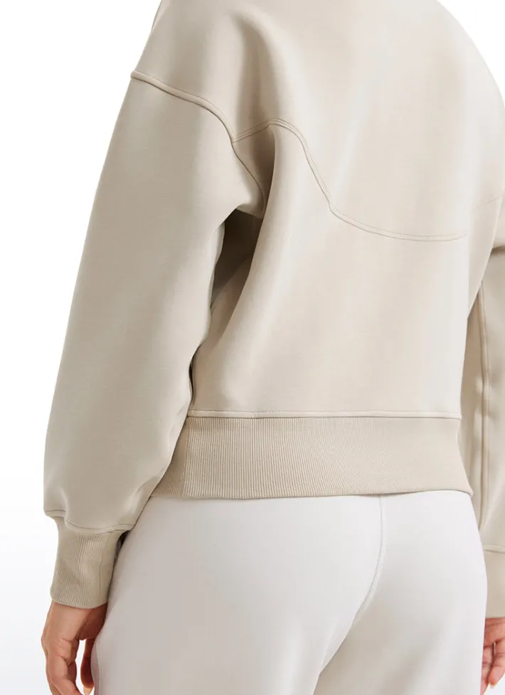 Best Sale CRZ YOGA SoftAura Half Zip Pullover Sweatshirt