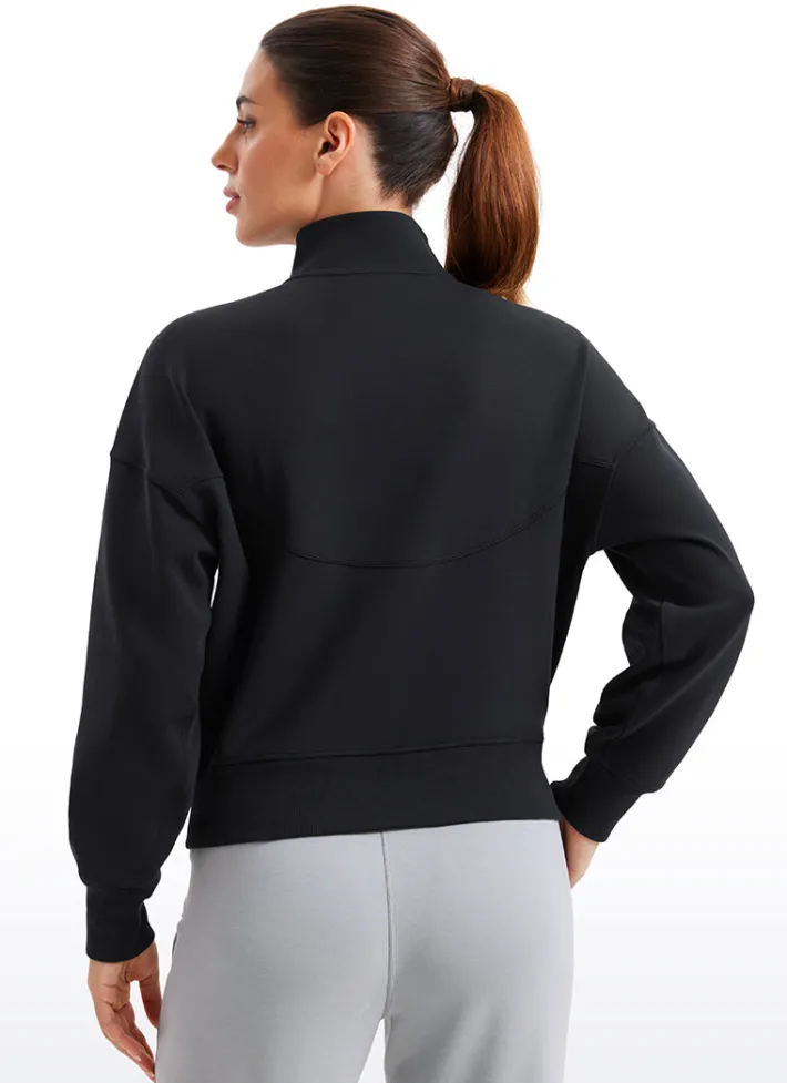 Best Sale CRZ YOGA SoftAura Half Zip Pullover Sweatshirt