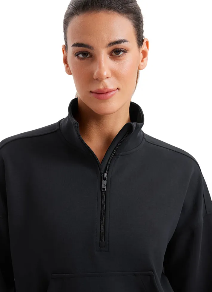 Best Sale CRZ YOGA SoftAura Half Zip Pullover Sweatshirt