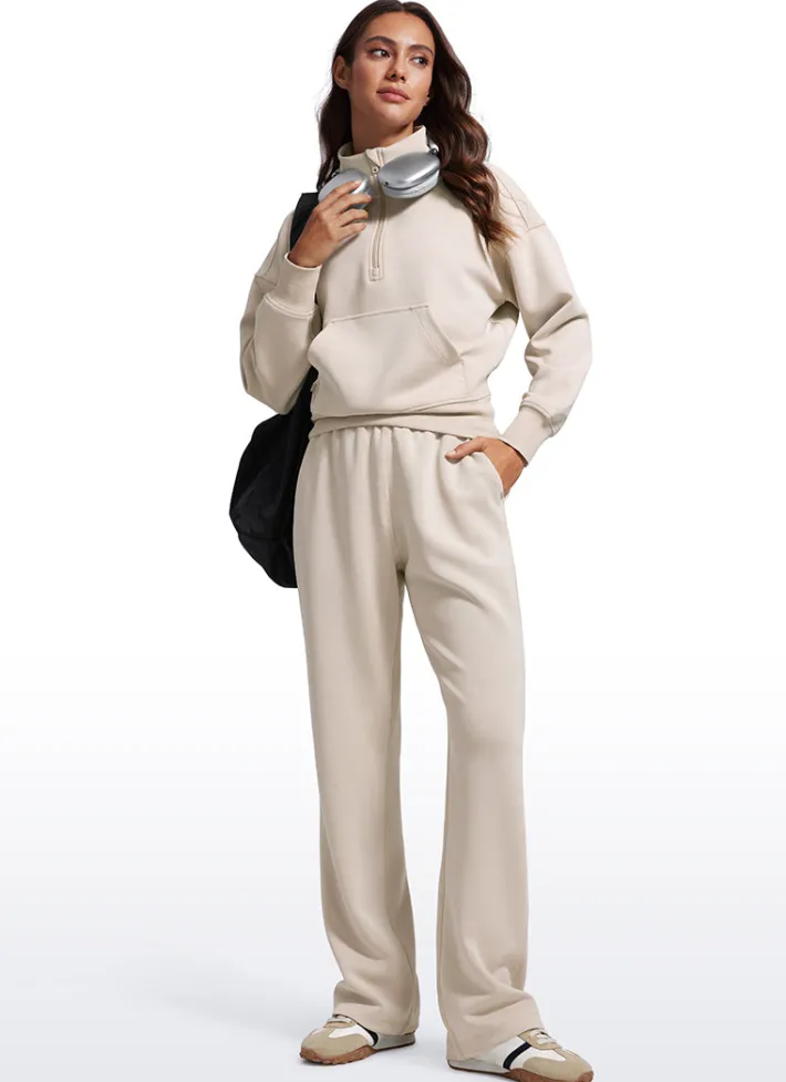 Flash Sale CRZ YOGA SoftAura High Waist Wide Leg Sweatpants 31''