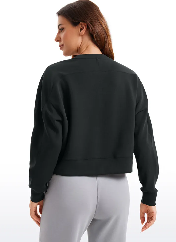 Fashion CRZ YOGA SoftAura Pullover Crewneck Sweatshirts