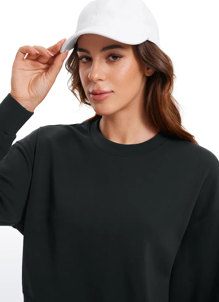 Fashion CRZ YOGA SoftAura Pullover Crewneck Sweatshirts
