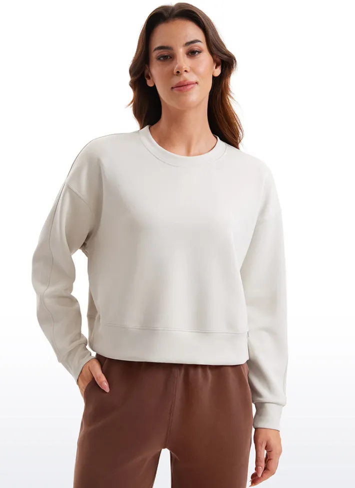 Fashion CRZ YOGA SoftAura Pullover Crewneck Sweatshirts