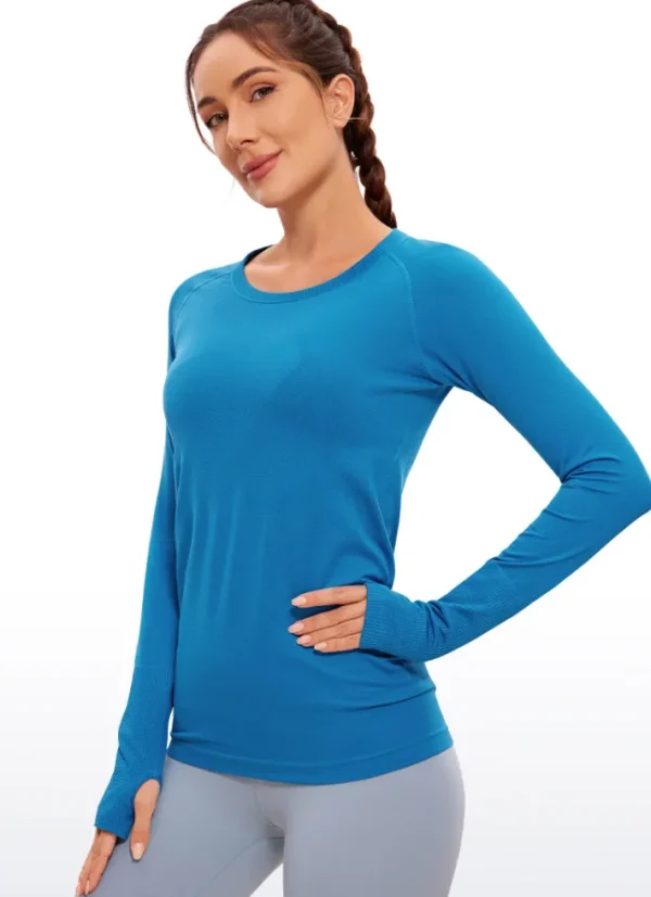 Discount CRZ YOGA Speedy Seamless Long Sleeves Slim Fit