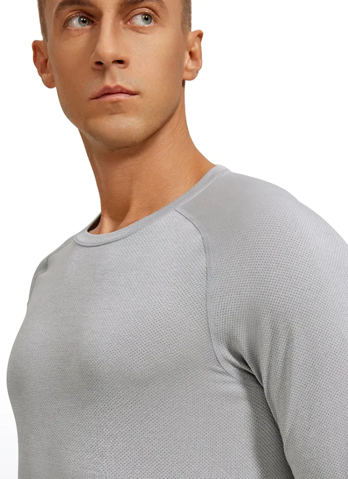 Flash Sale CRZ YOGA Speedy Seamless Raglan Long Sleeves Slim Fit