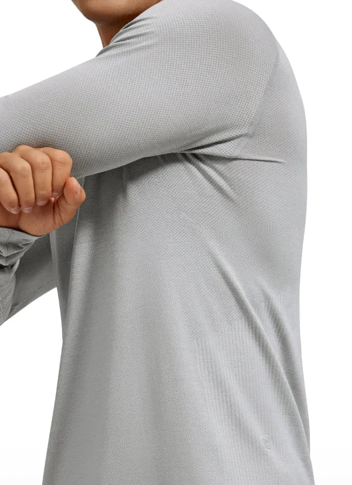 Flash Sale CRZ YOGA Speedy Seamless Raglan Long Sleeves Slim Fit
