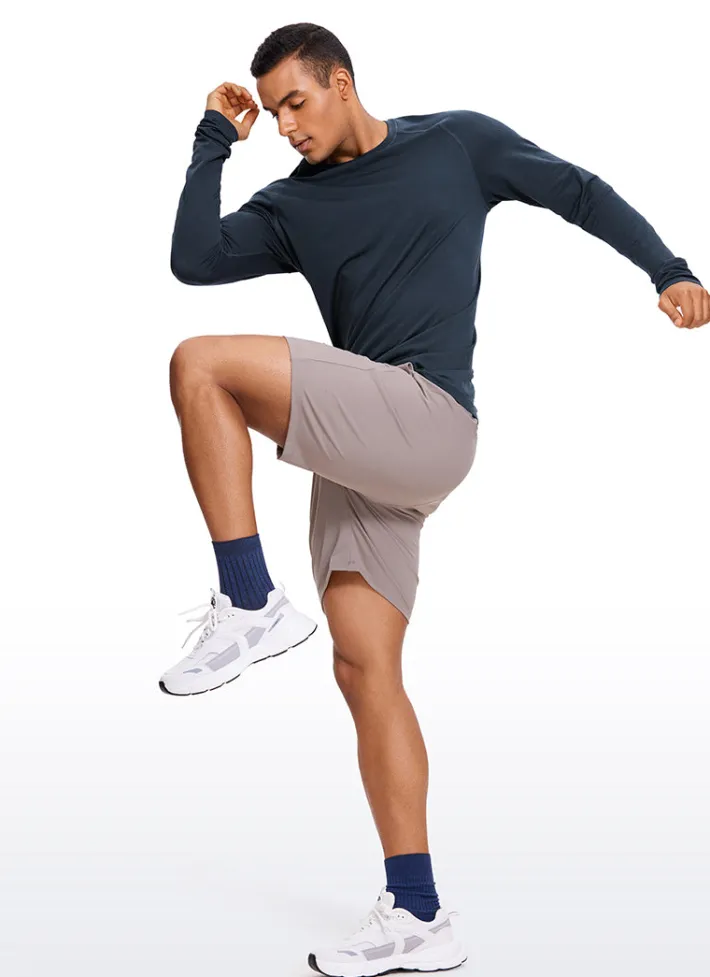 Flash Sale CRZ YOGA Speedy Seamless Raglan Long Sleeves Slim Fit
