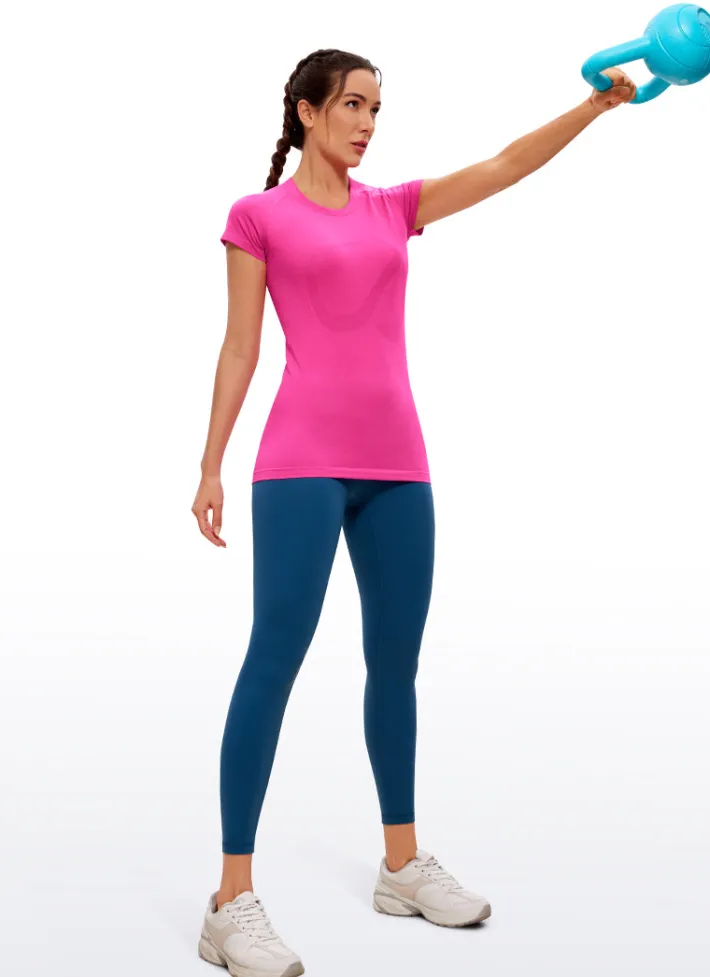 Online CRZ YOGA Speedy Seamless Short Sleeves Slim Fit