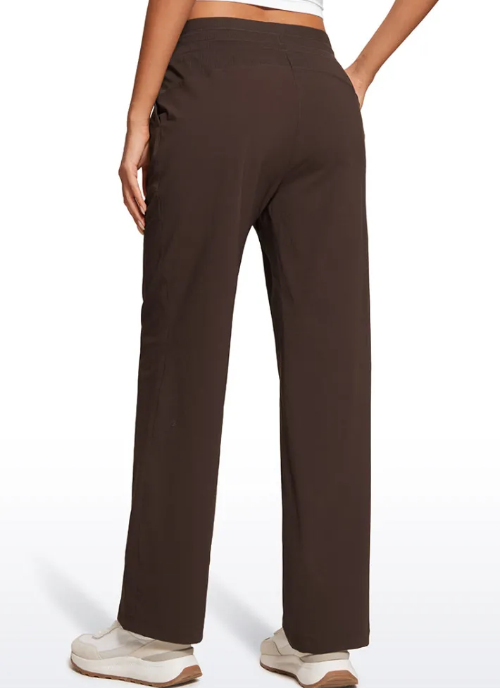 Store CRZ YOGA Strech Straight Leg Casual Pants 30'' - High Rise