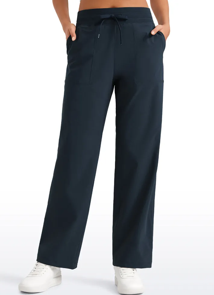 Store CRZ YOGA Strech Straight Leg Casual Pants 30'' - High Rise