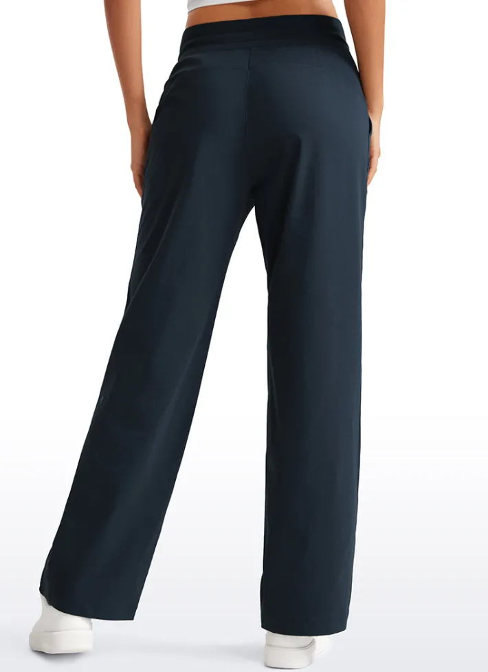 Store CRZ YOGA Strech Straight Leg Casual Pants 30'' - High Rise