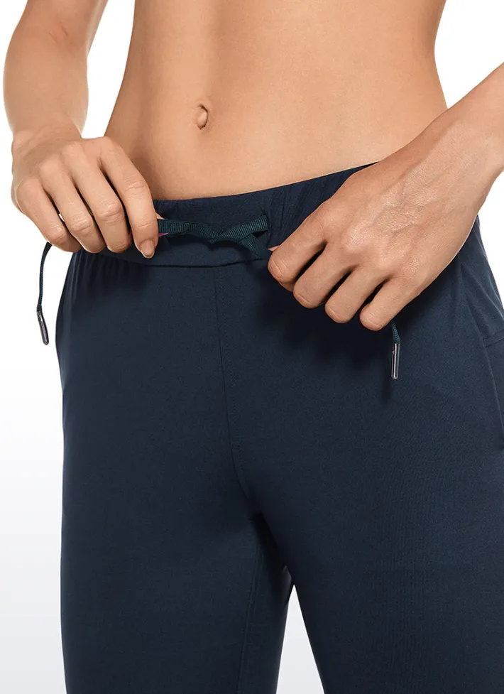 Fashion CRZ YOGA Stretch Cropped Pants with Pockets 23''