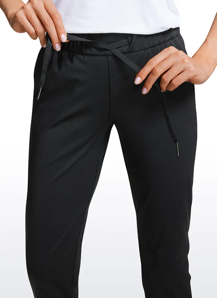 Cheap CRZ YOGA Stretch Cropped Pants with Pockets 23''