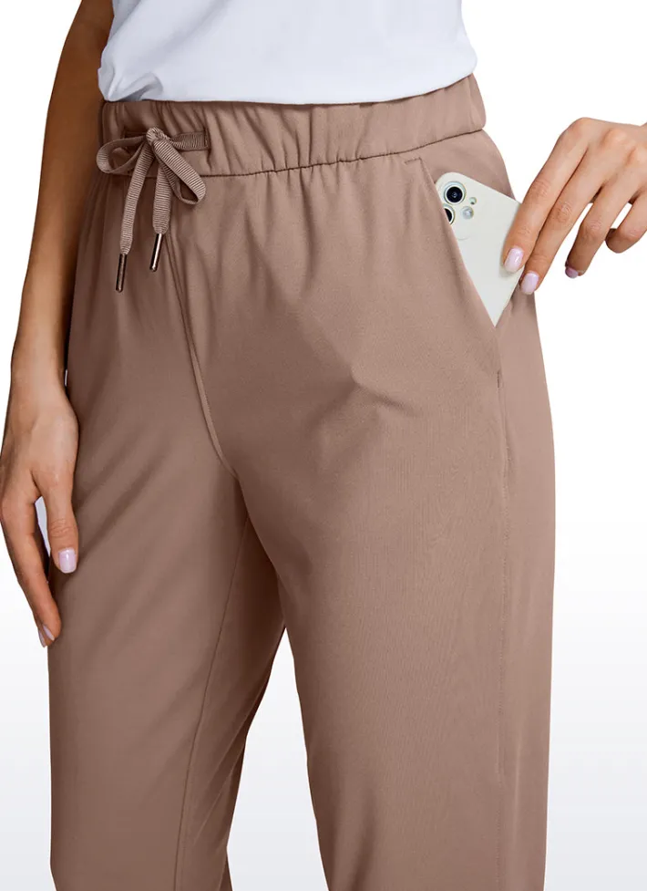 Fashion CRZ YOGA Stretch Cropped Pants with Pockets 23''