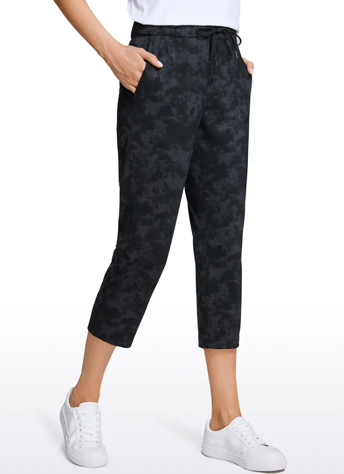 Fashion CRZ YOGA Stretch Cropped Pants with Pockets 23''