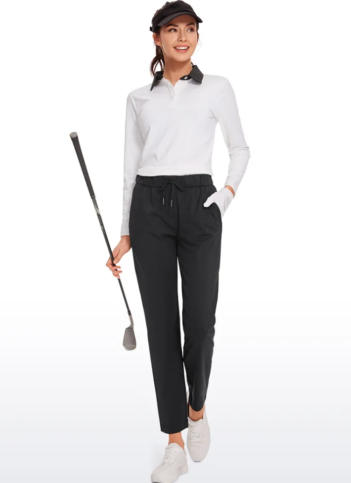 Discount CRZ YOGA Stretch Drawstring 7/8 Pants with Pockets 27''