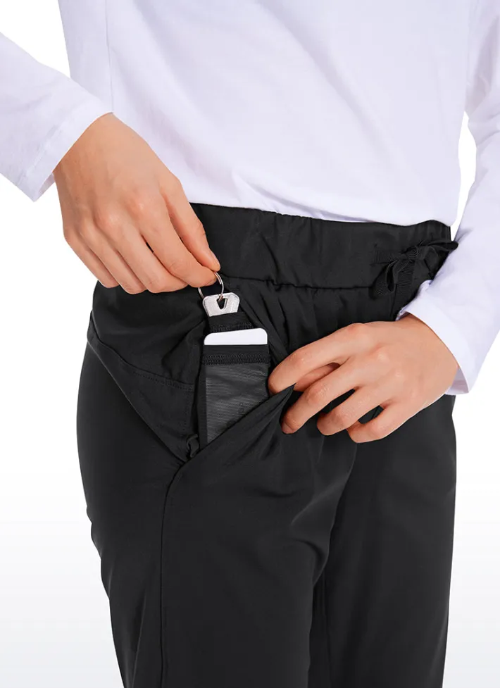 Discount CRZ YOGA Stretch Drawstring 7/8 Pants with Pockets 27''