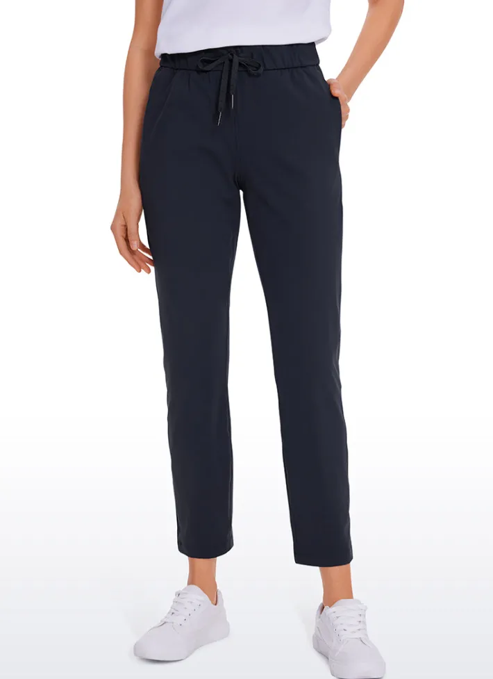 Discount CRZ YOGA Stretch Drawstring 7/8 Pants with Pockets 27''