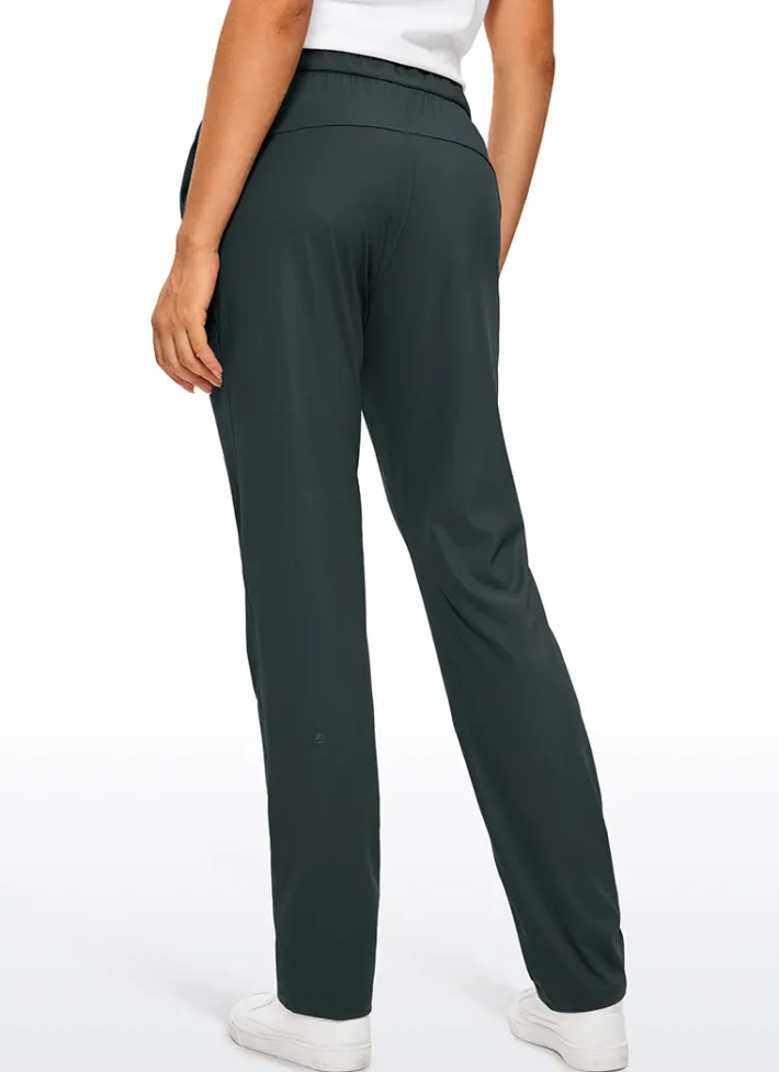 Store CRZ YOGA Stretch Drawstring Long Pants with Pockets 31''