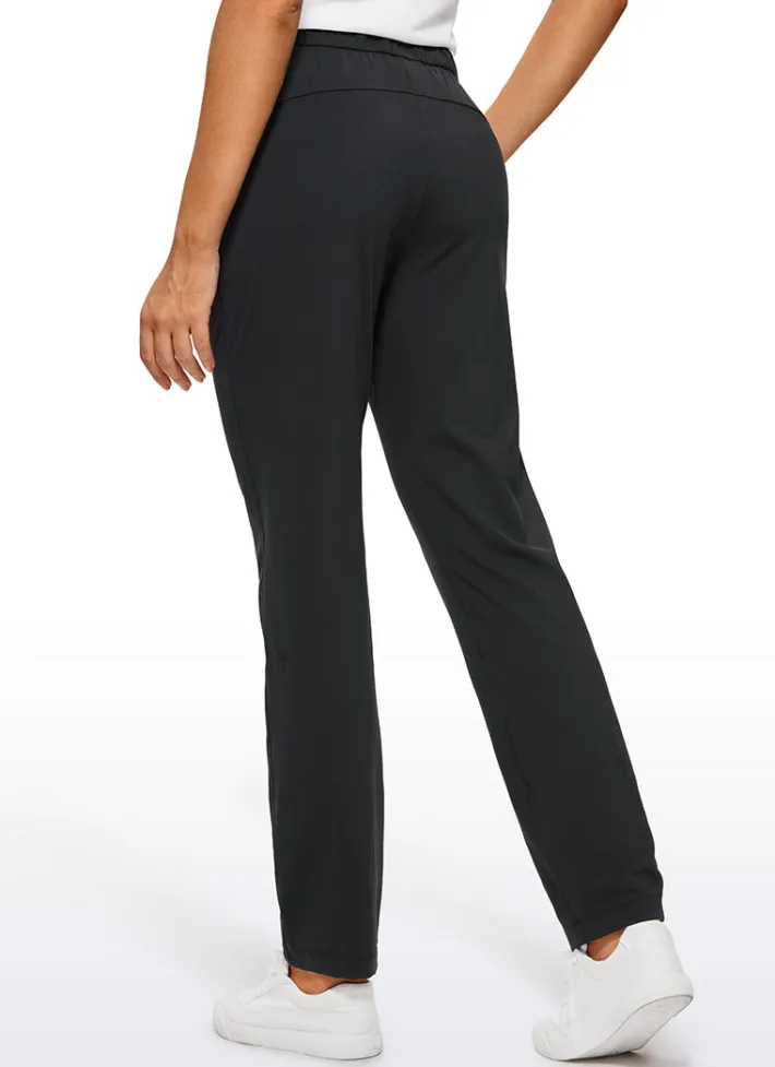 Store CRZ YOGA Stretch Drawstring Long Pants with Pockets 31''