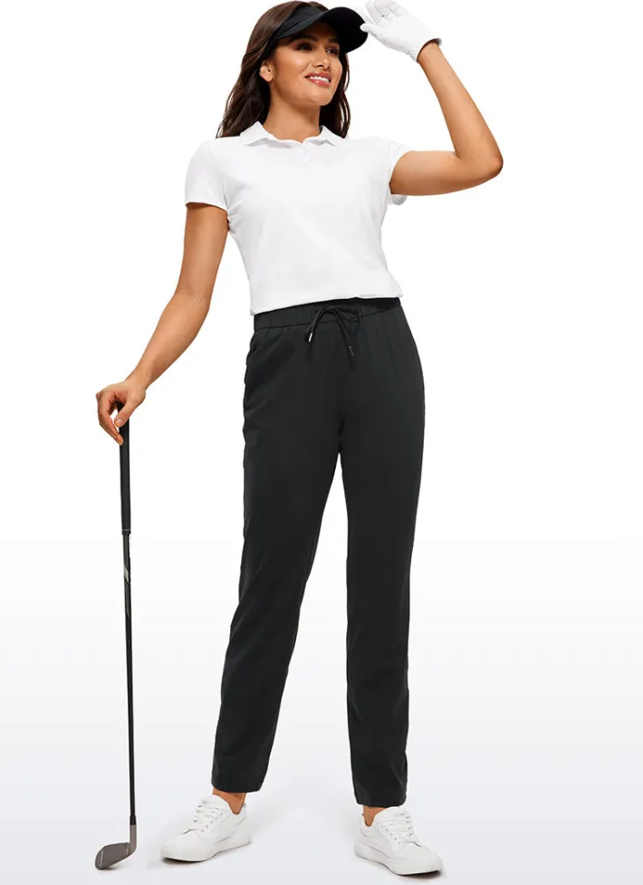 Store CRZ YOGA Stretch Drawstring Long Pants with Pockets 31''