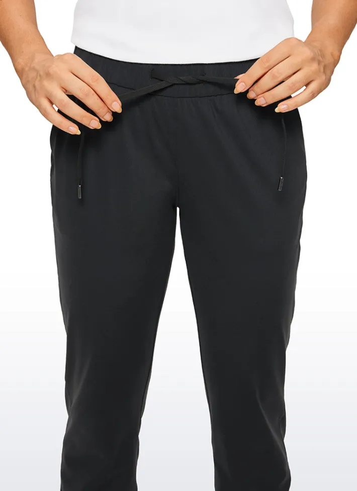 Store CRZ YOGA Stretch Drawstring Long Pants with Pockets 31''