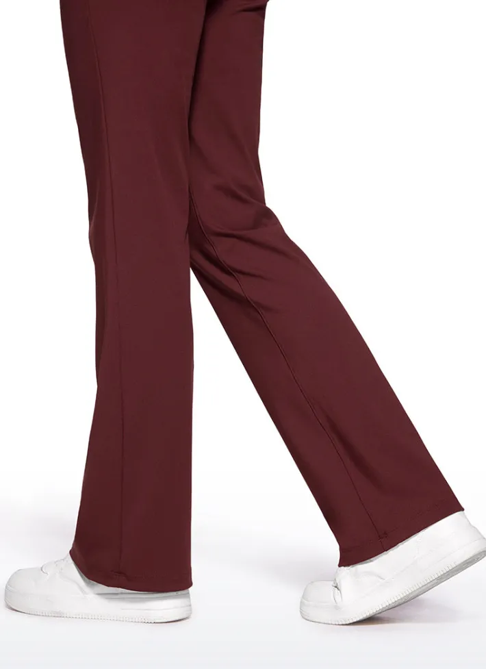 Cheap CRZ YOGA Stretch Flared Pants with Zip Pockets 31"