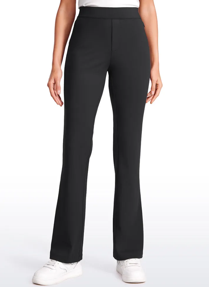 Cheap CRZ YOGA Stretch Flared Pants with Zip Pockets 31"