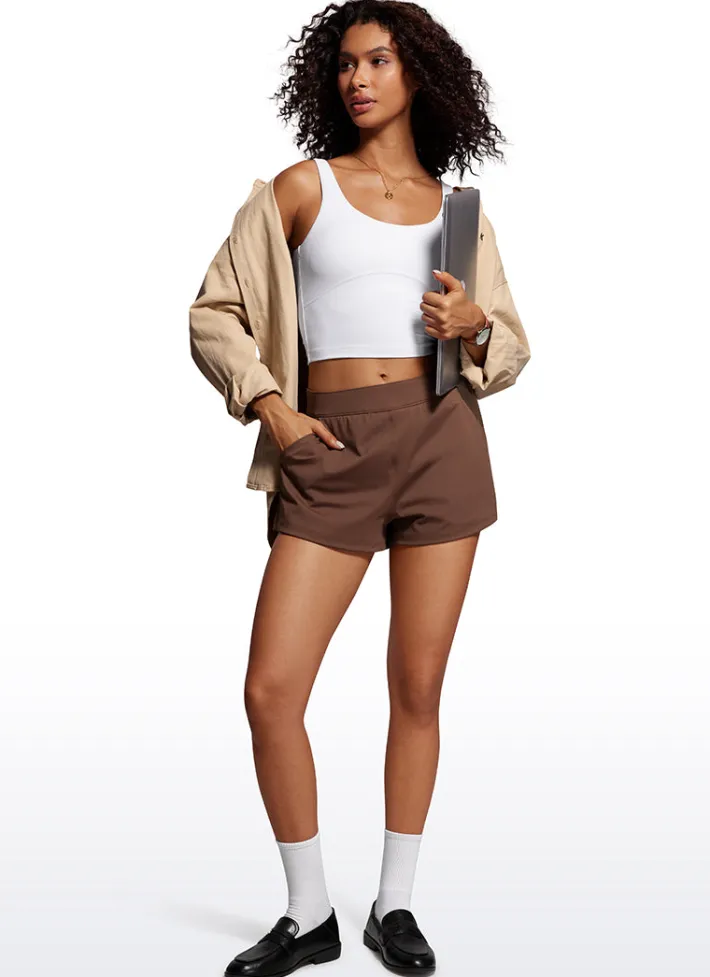 Flash Sale CRZ YOGA Stretch High-Rise Shorts with Pockets 2.5"